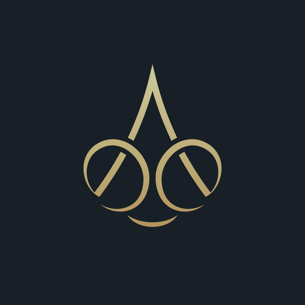 elegant logo design for business vector