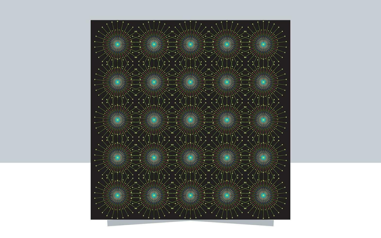 gradient circle design vector in black background