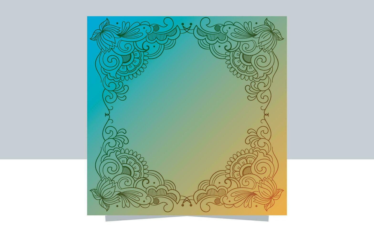 decorativo vector mandala diseño en antecedentes