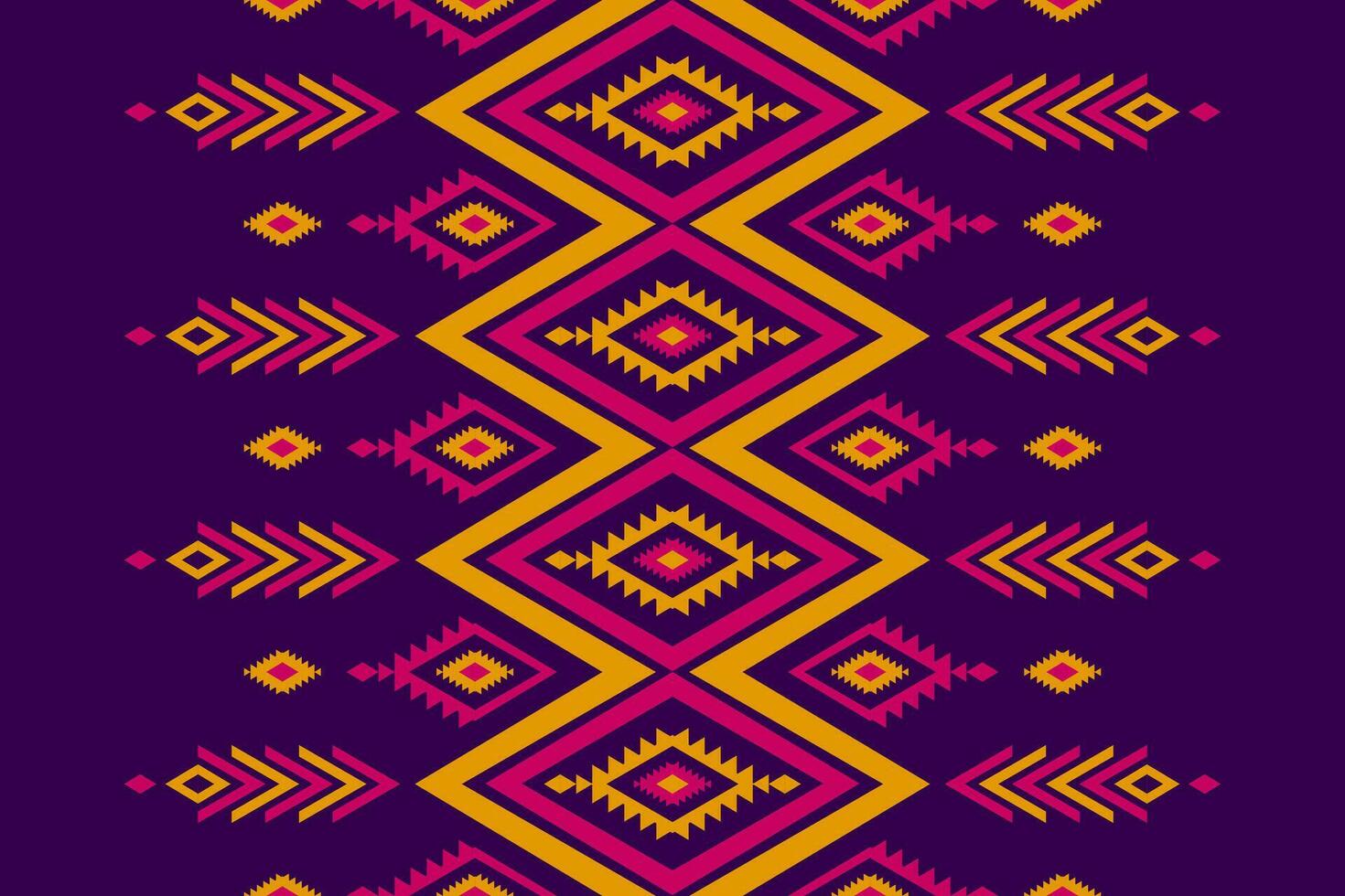 Geometric ethnic seamless pattern traditional. Carpet tribal pattern art. Aztec ethnic ornament print. Mexican style. vector