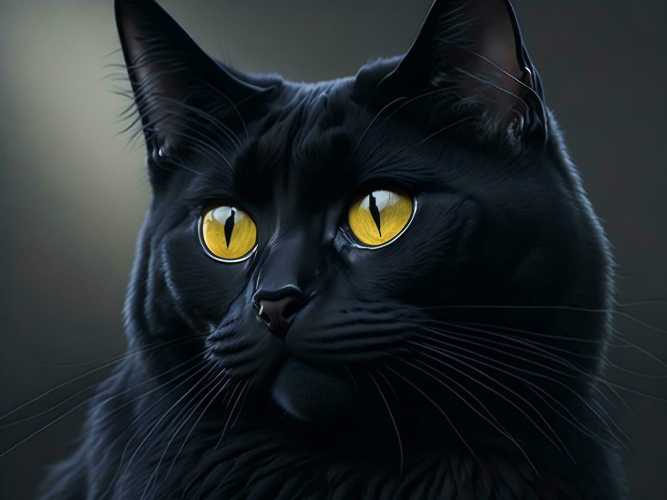 linda Doméstico gato retrato, generativo ai foto