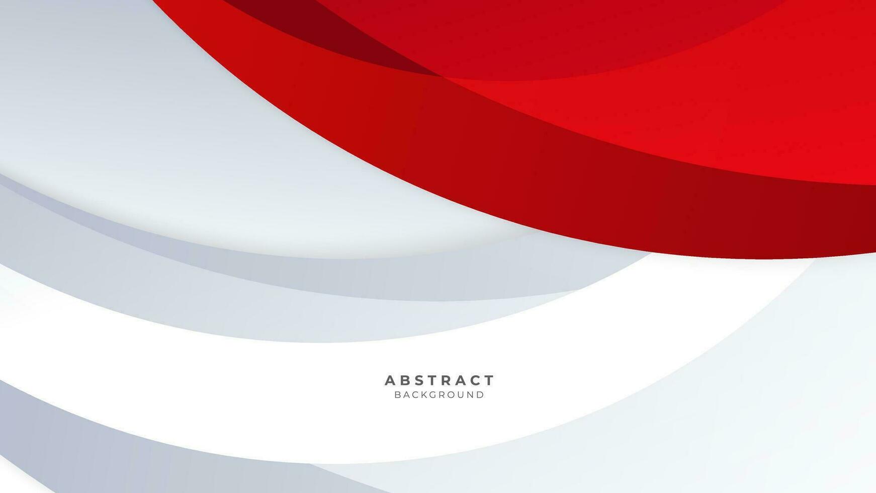 Modern abstract geometric red and white background Premium Vector