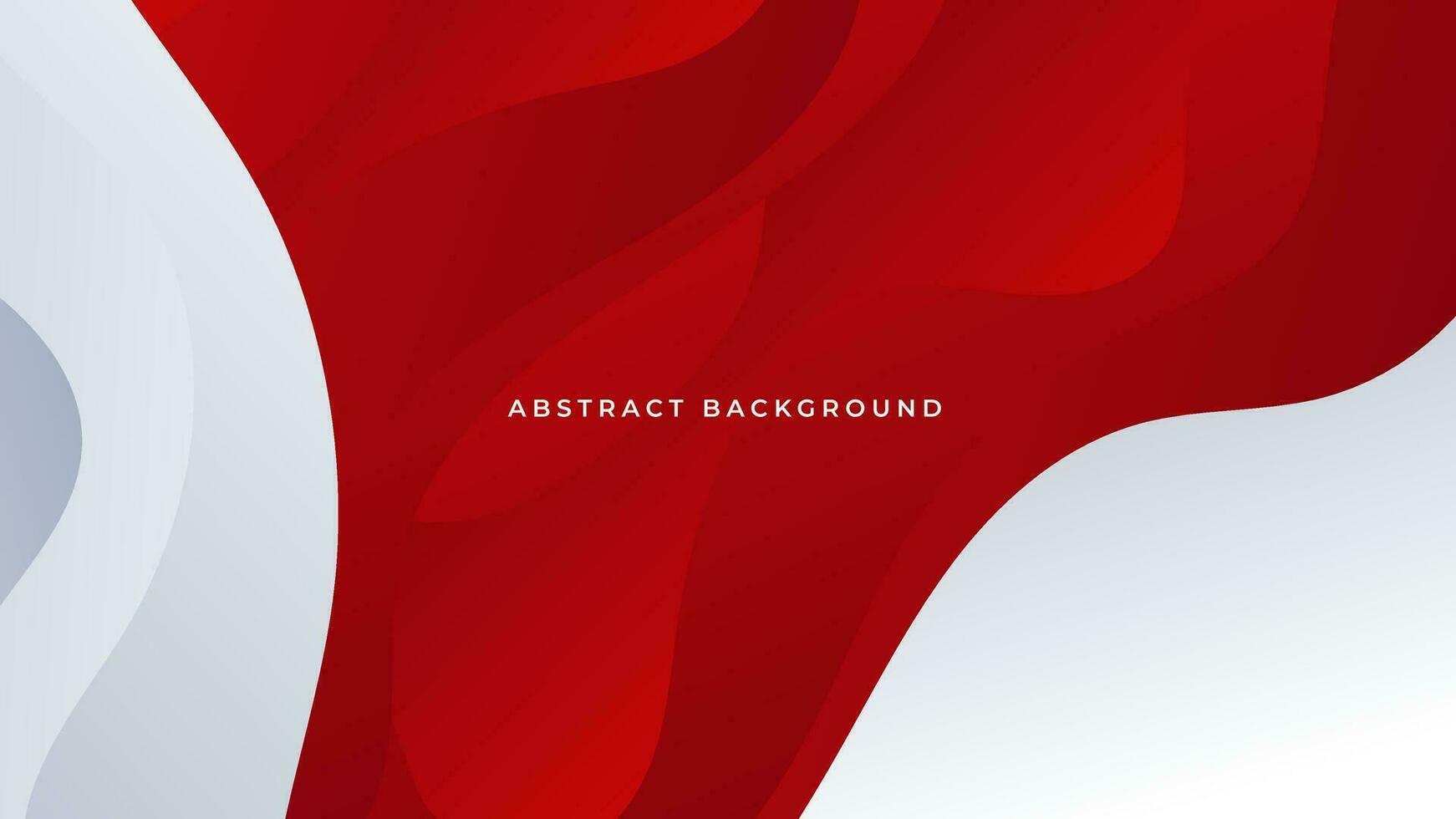 Modern abstract geometric red and white background Premium Vector