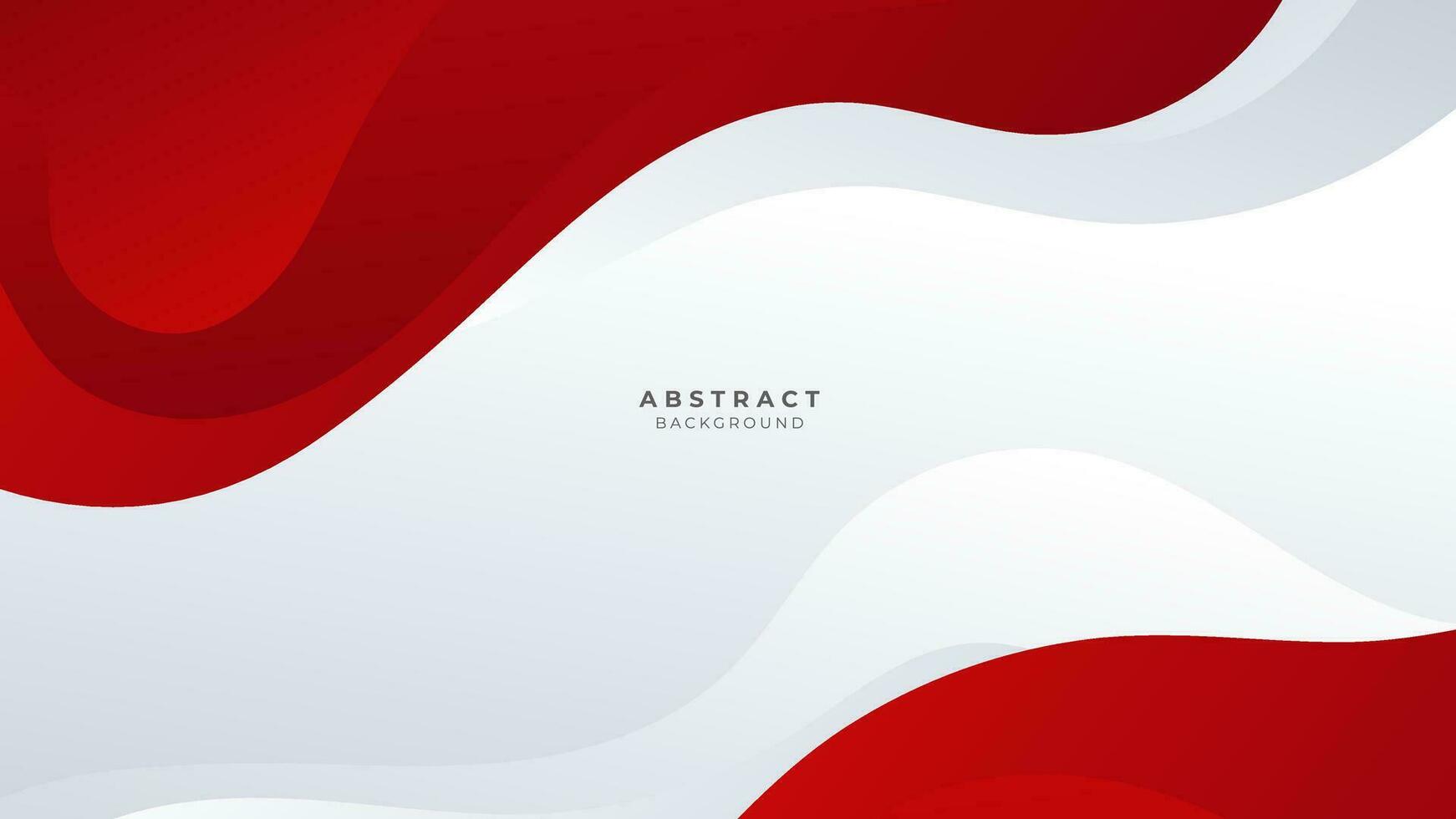 Modern abstract geometric red and white background Premium Vector