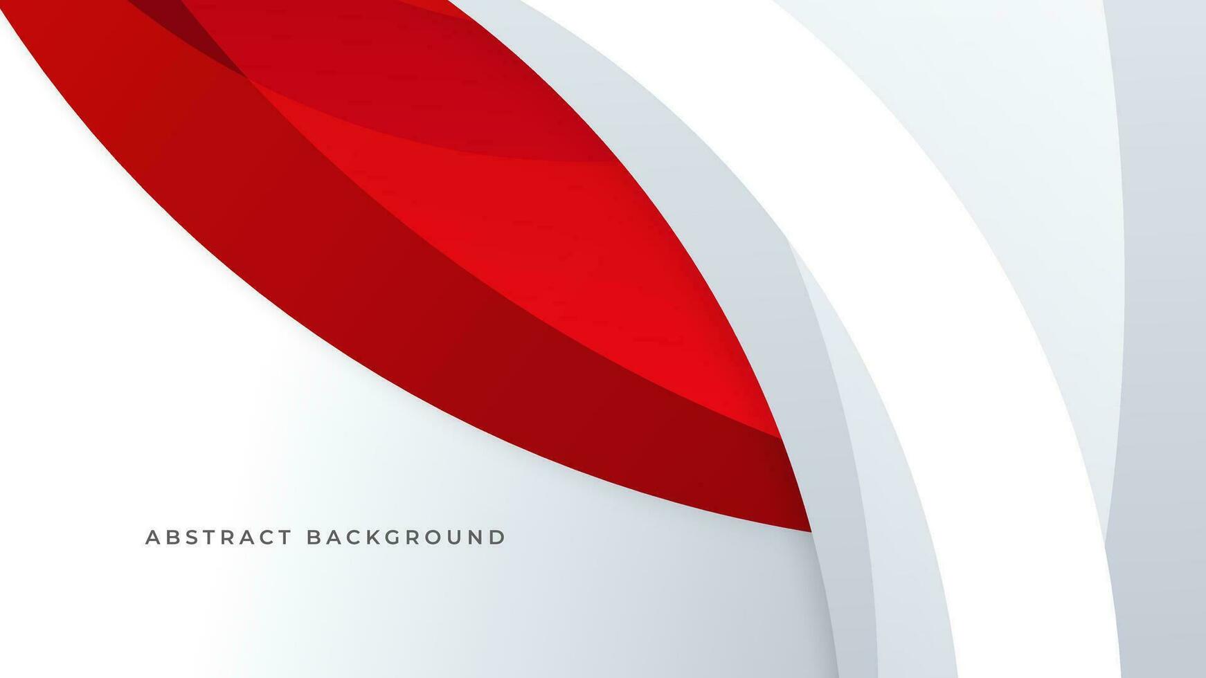 Modern abstract geometric red and white background Premium Vector