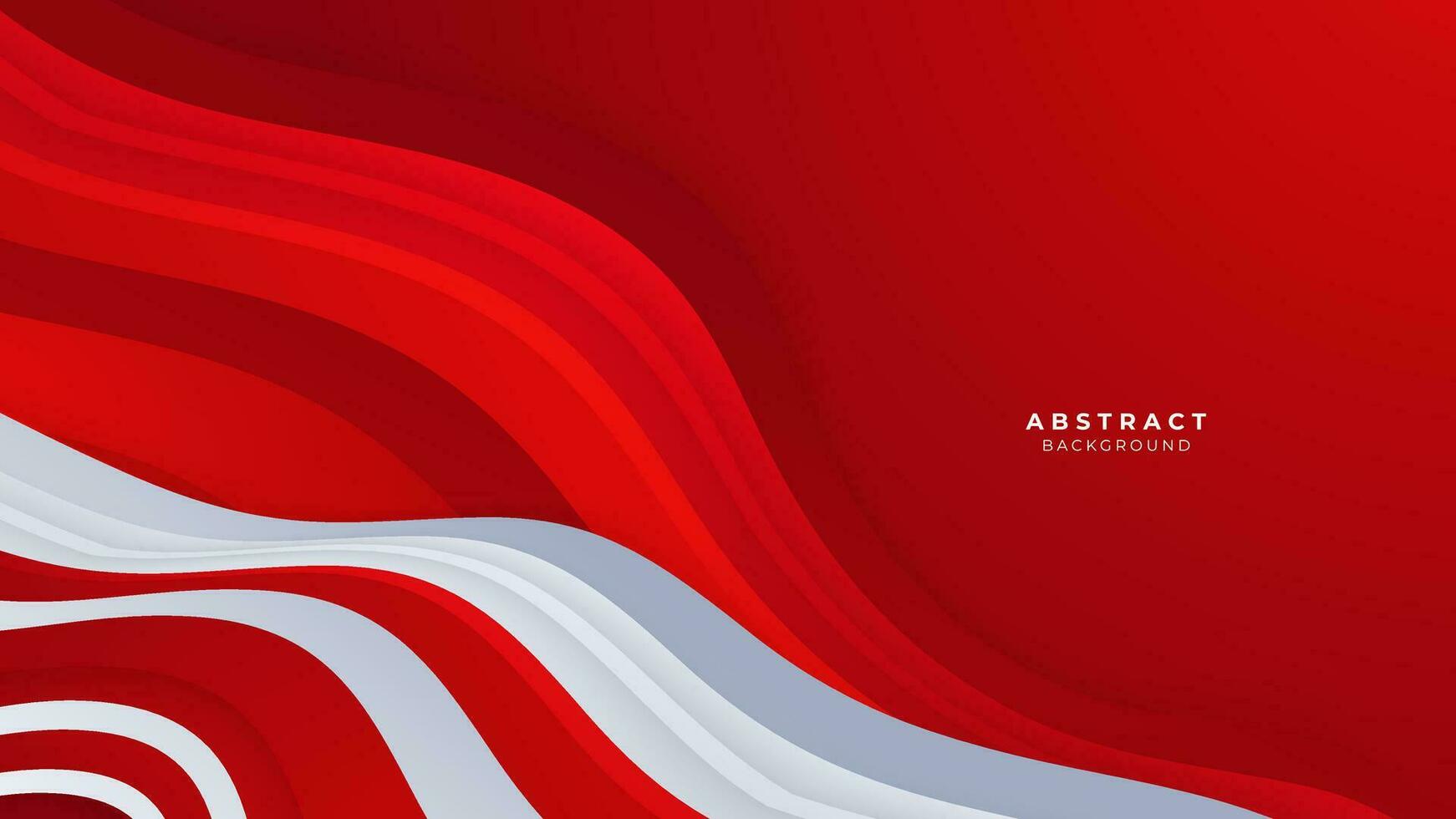 Modern abstract geometric red and white background Premium Vector
