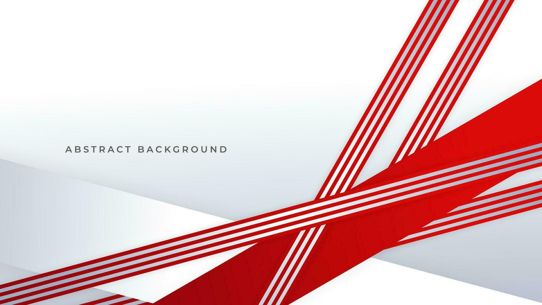 Modern abstract geometric red and white background Premium Vector