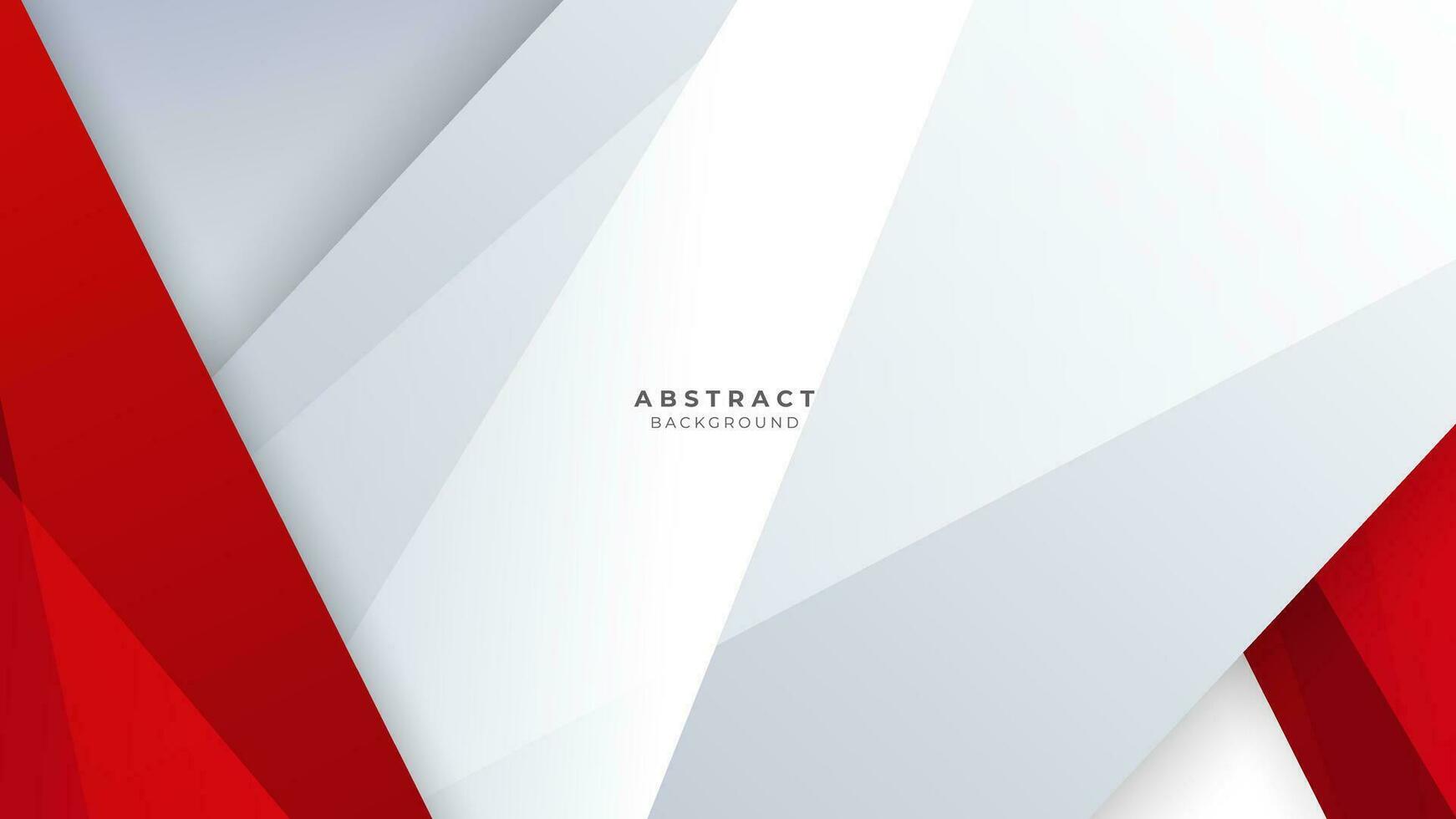 Modern abstract geometric red and white background Premium Vector