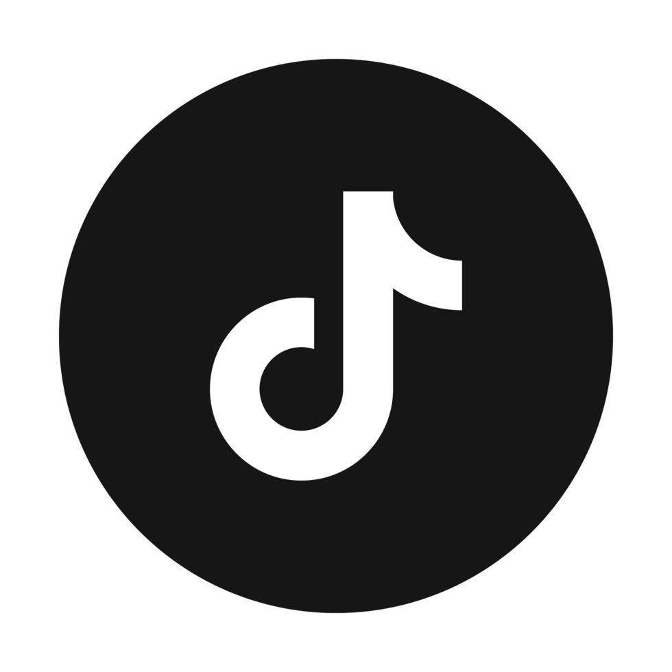 tiktok logo. tiktok app sociaal media pictogrammen. png