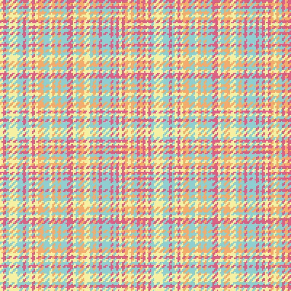 Seamless textile vector of tartan fabric pattern with a check plaid texture background.