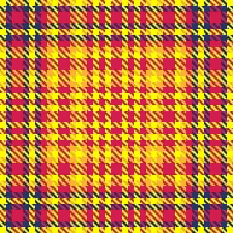 Vector background texture of tartan pattern seamless with a check fabric plaid textile.