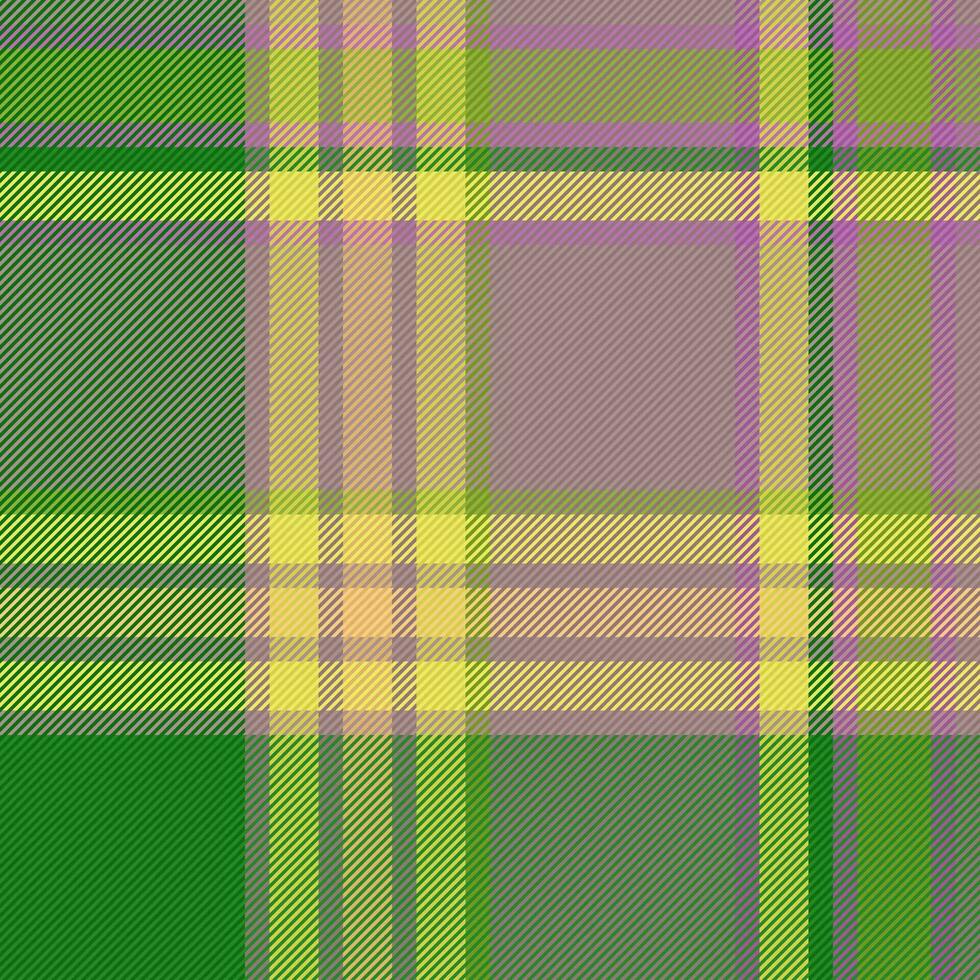 Fabric texture seamless of pattern vector textile with a tartan check plaid background.