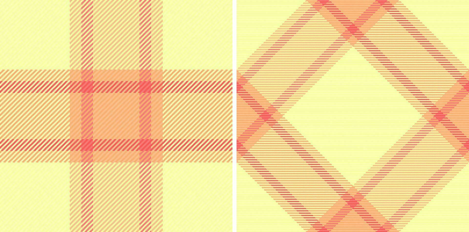 Check vector seamless of background texture fabric with a textile plaid tartan pattern.