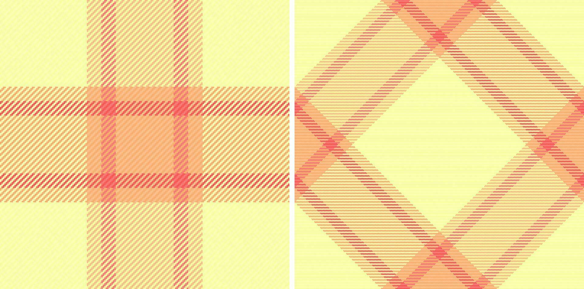 Check vector seamless of background texture fabric with a textile plaid tartan pattern.