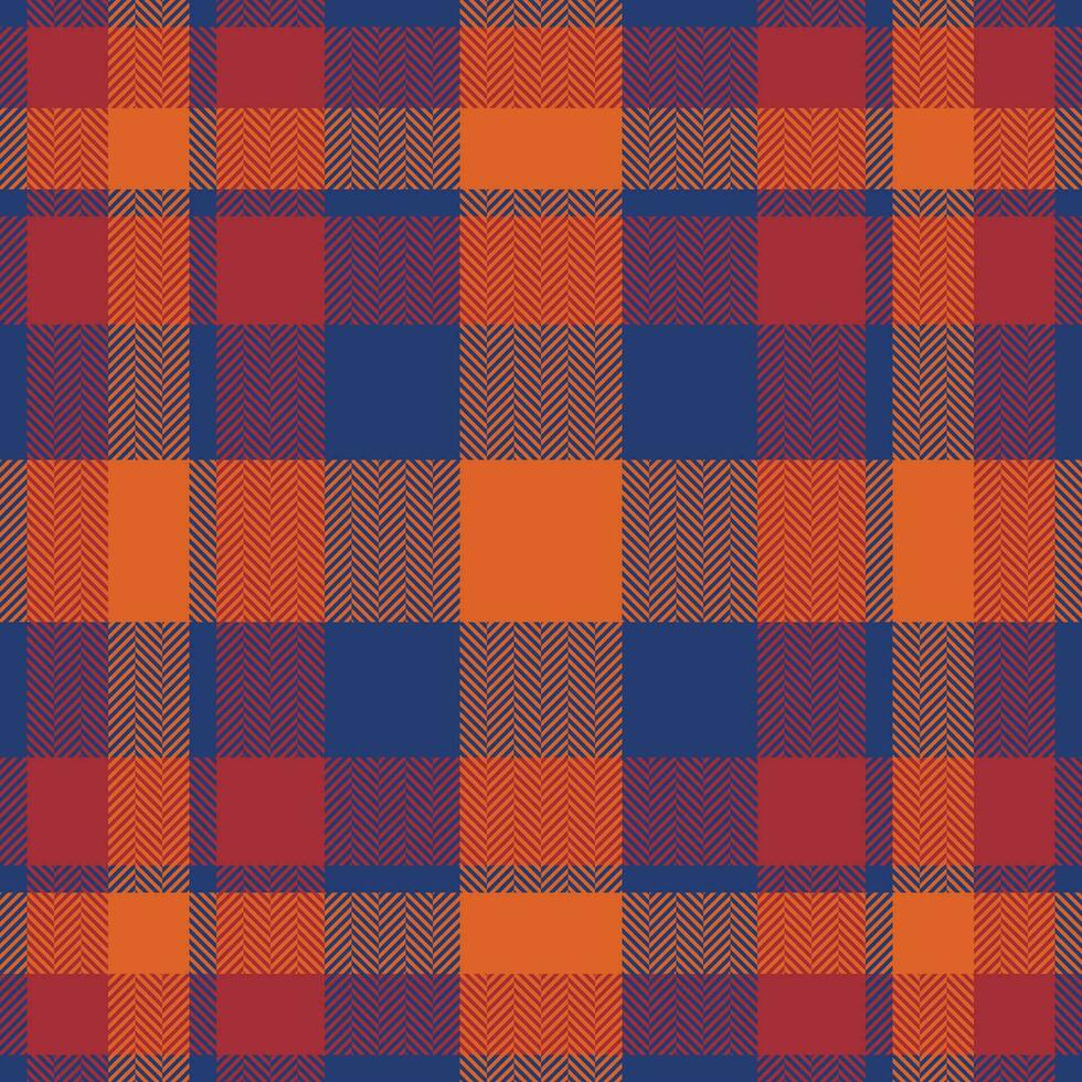 Plaid check pattern. Seamless fabric texture. Tartan textile print. vector