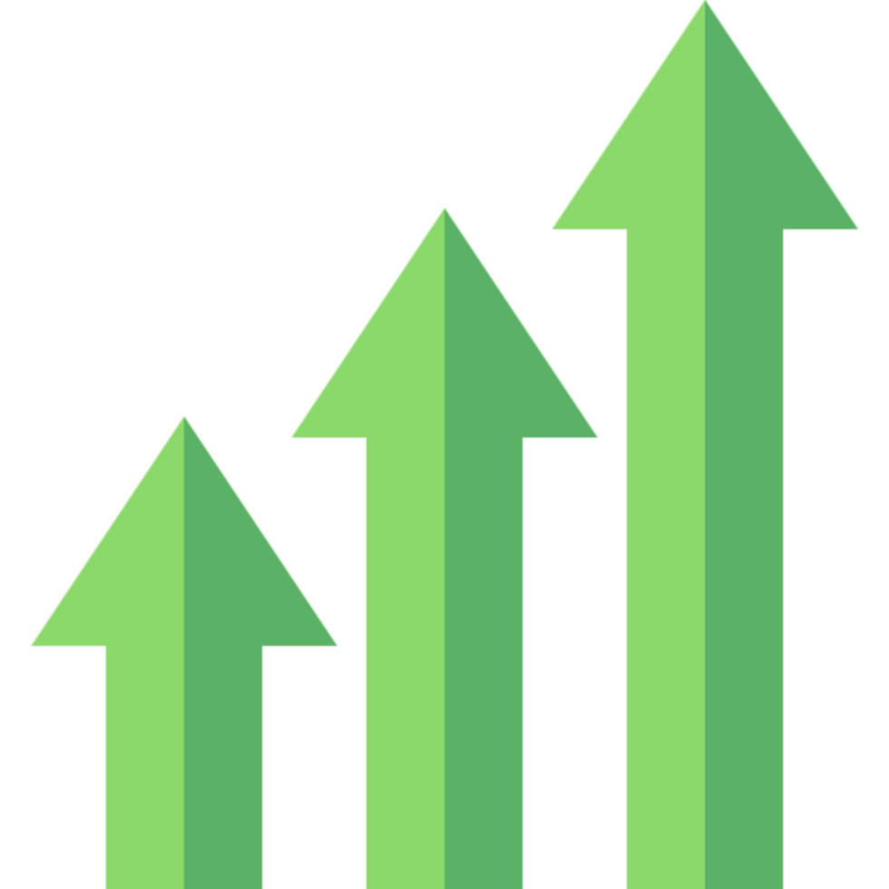 increase icon design png
