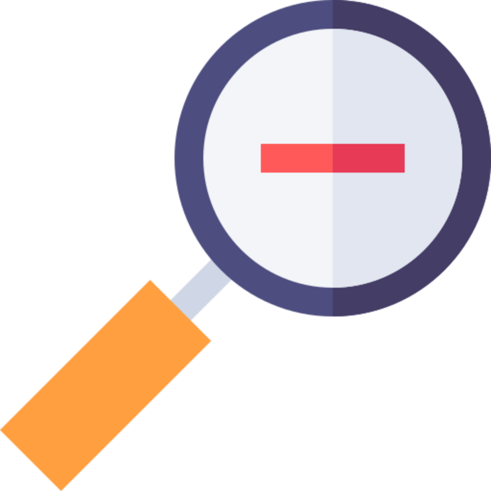 zoom out icon design png