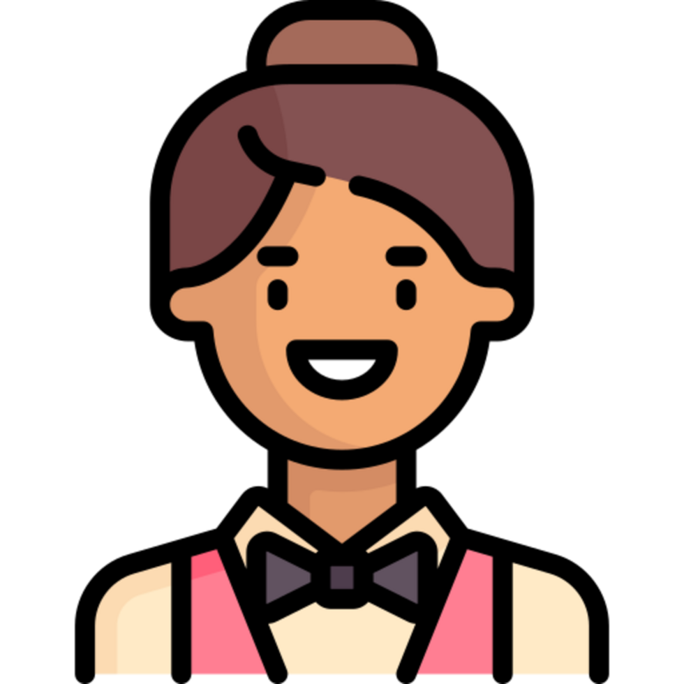 waitress icon design png