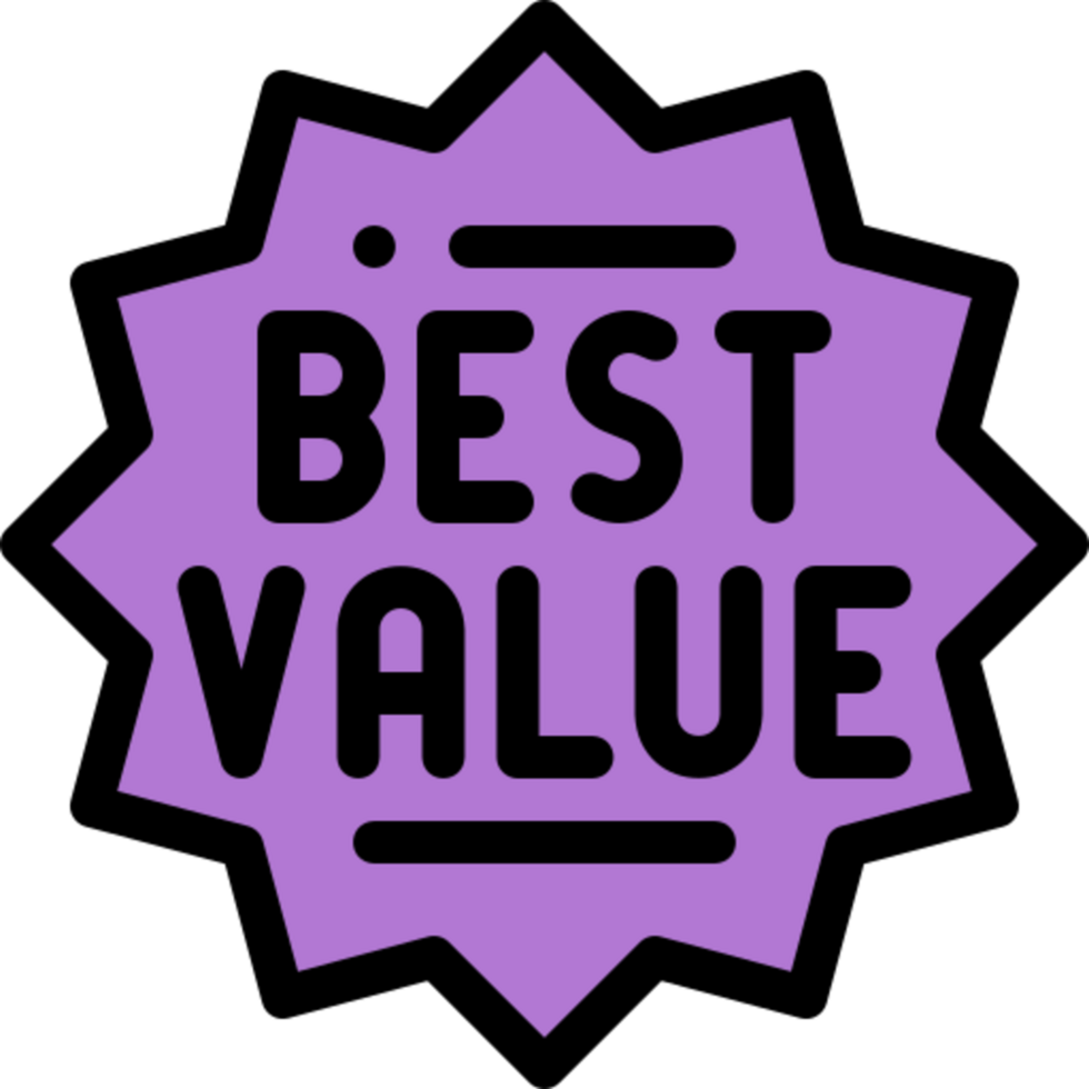 Beste Wert Symbol Design png