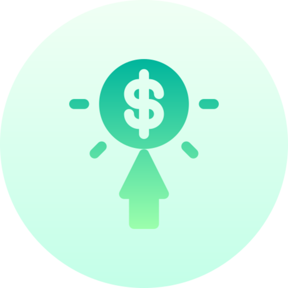 cost per click icon design png