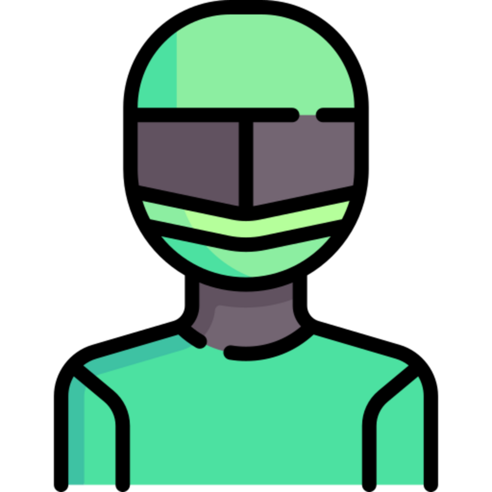 motorcyclist icon design png