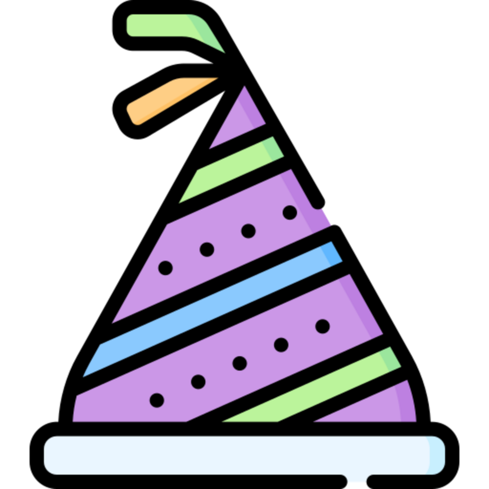 party hat icon design png