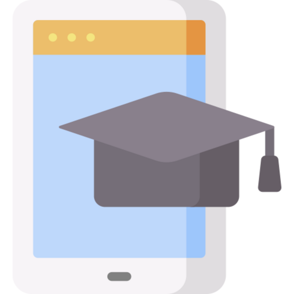 online learning icon design png