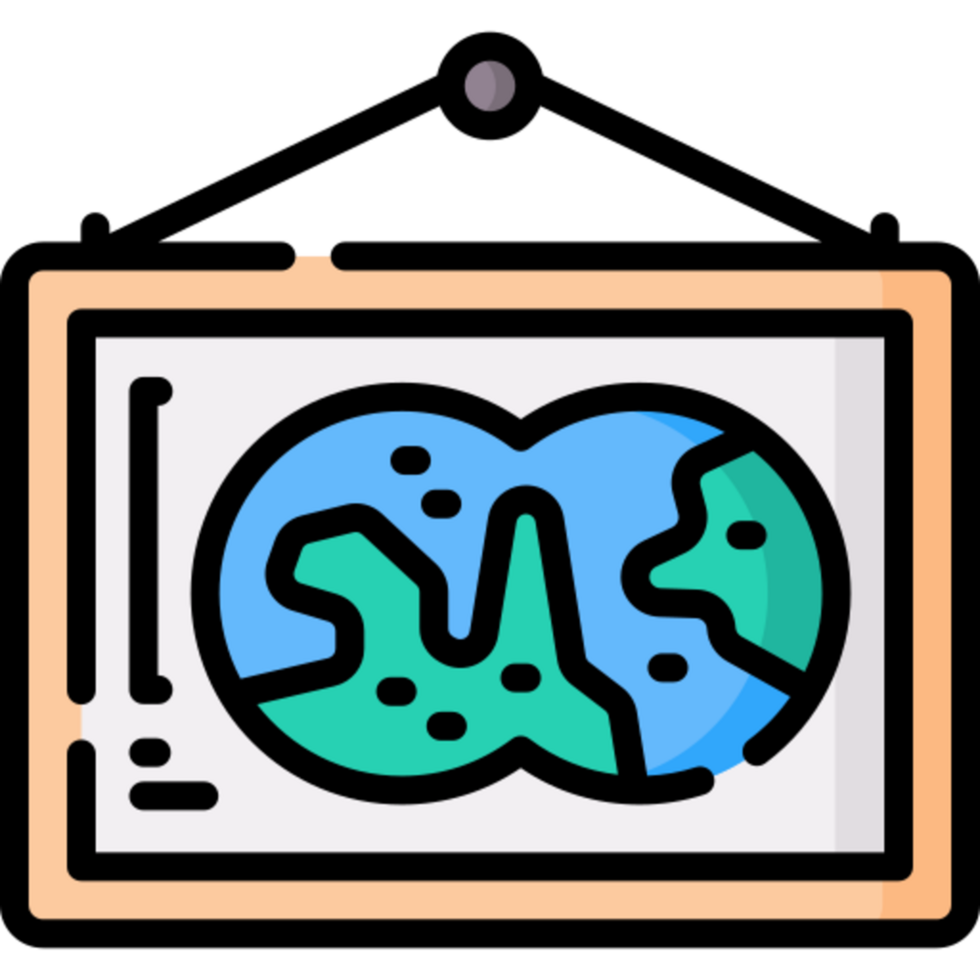 geography icon design png