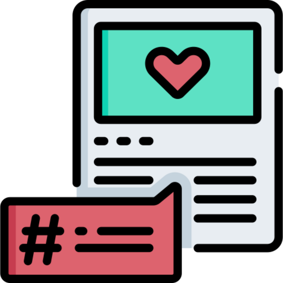 hashtag icon design png