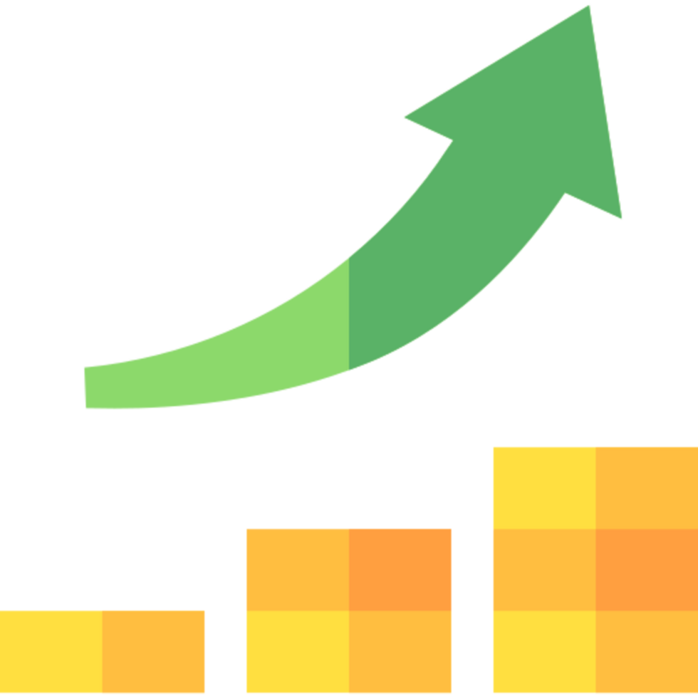 increase icon design png
