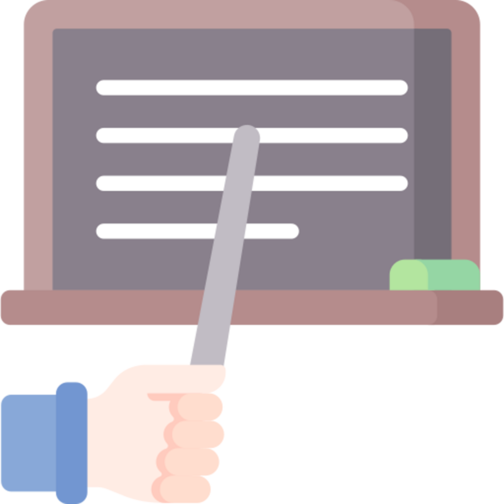 enseñar icono diseño png