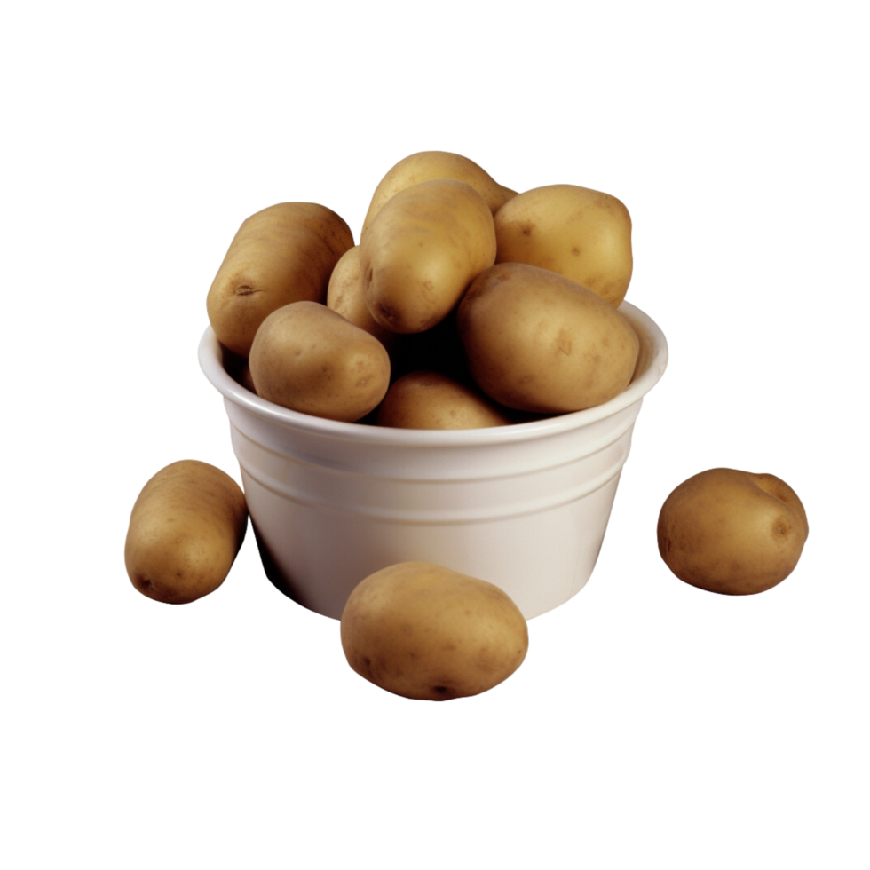 Bunch potatos no background png