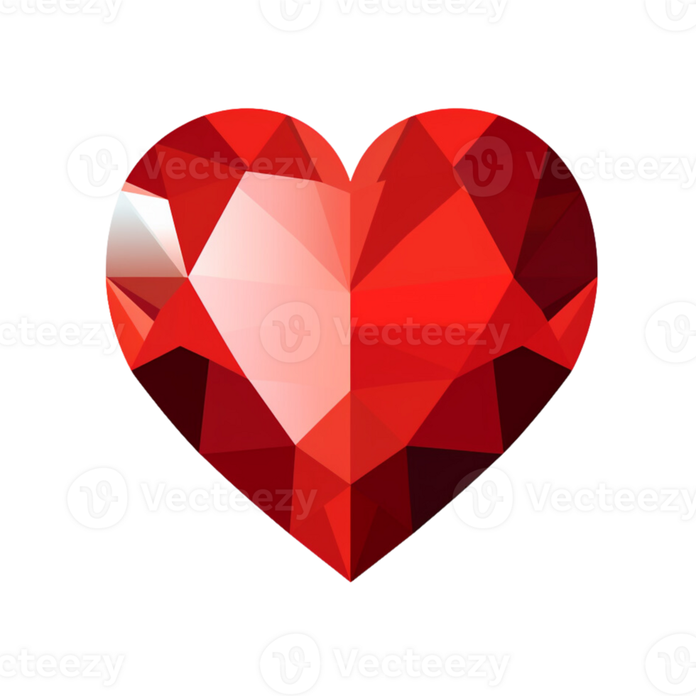 Rubi heart no background png