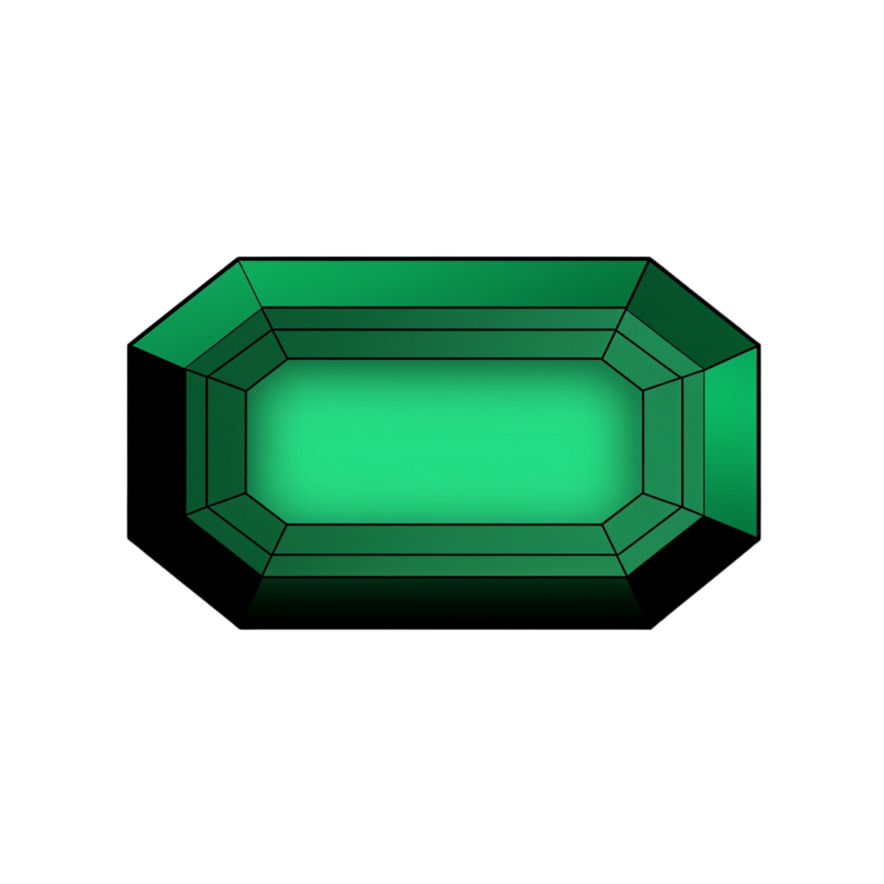 Emerald no background png