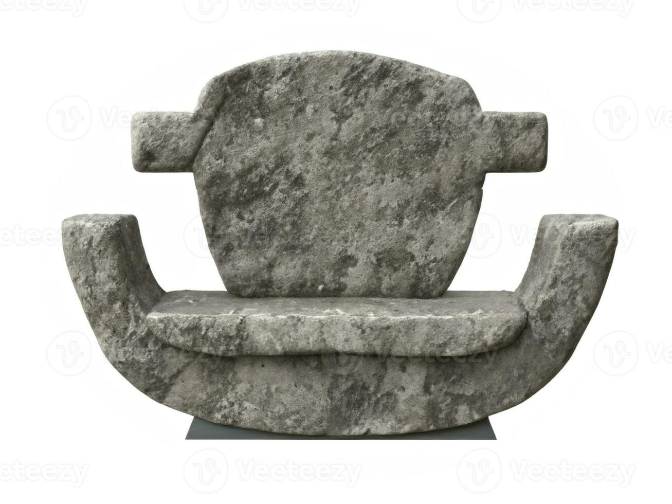 modern stone bench isolated on white background 31738891 Stock Photo at