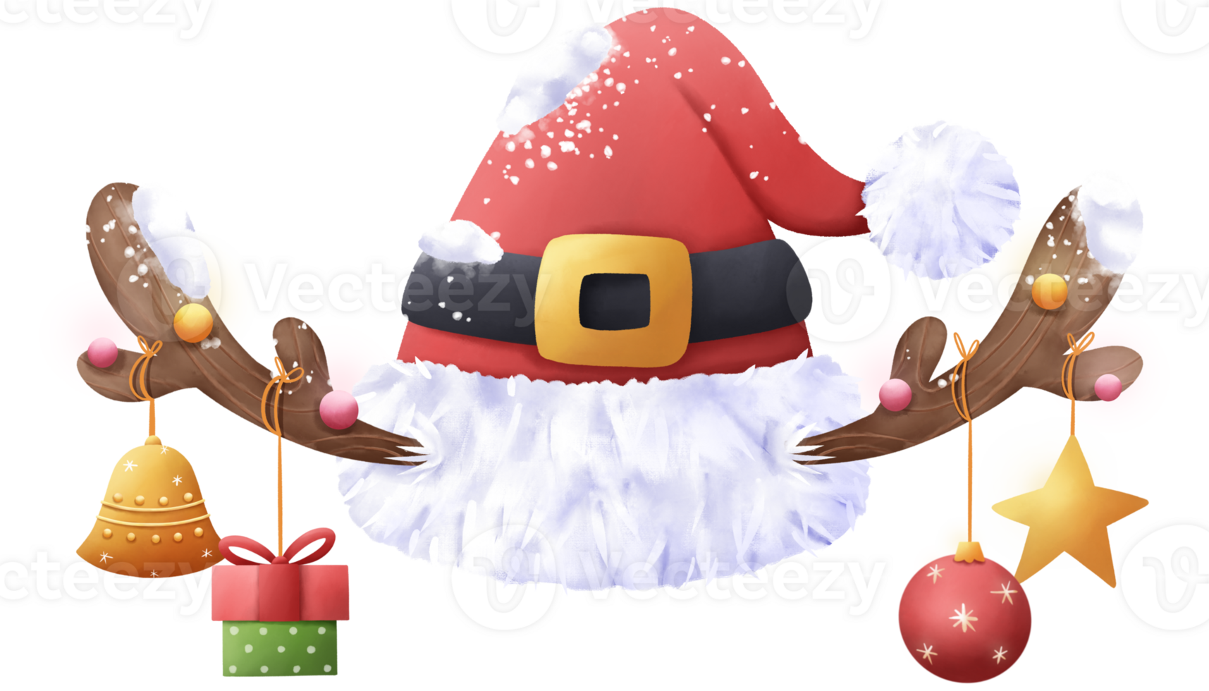 Christmas Reindeer Antler png