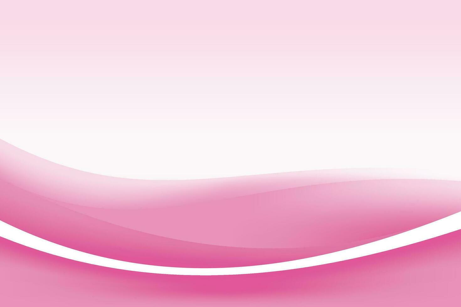 Smooth Pink Wavy Background Design vector