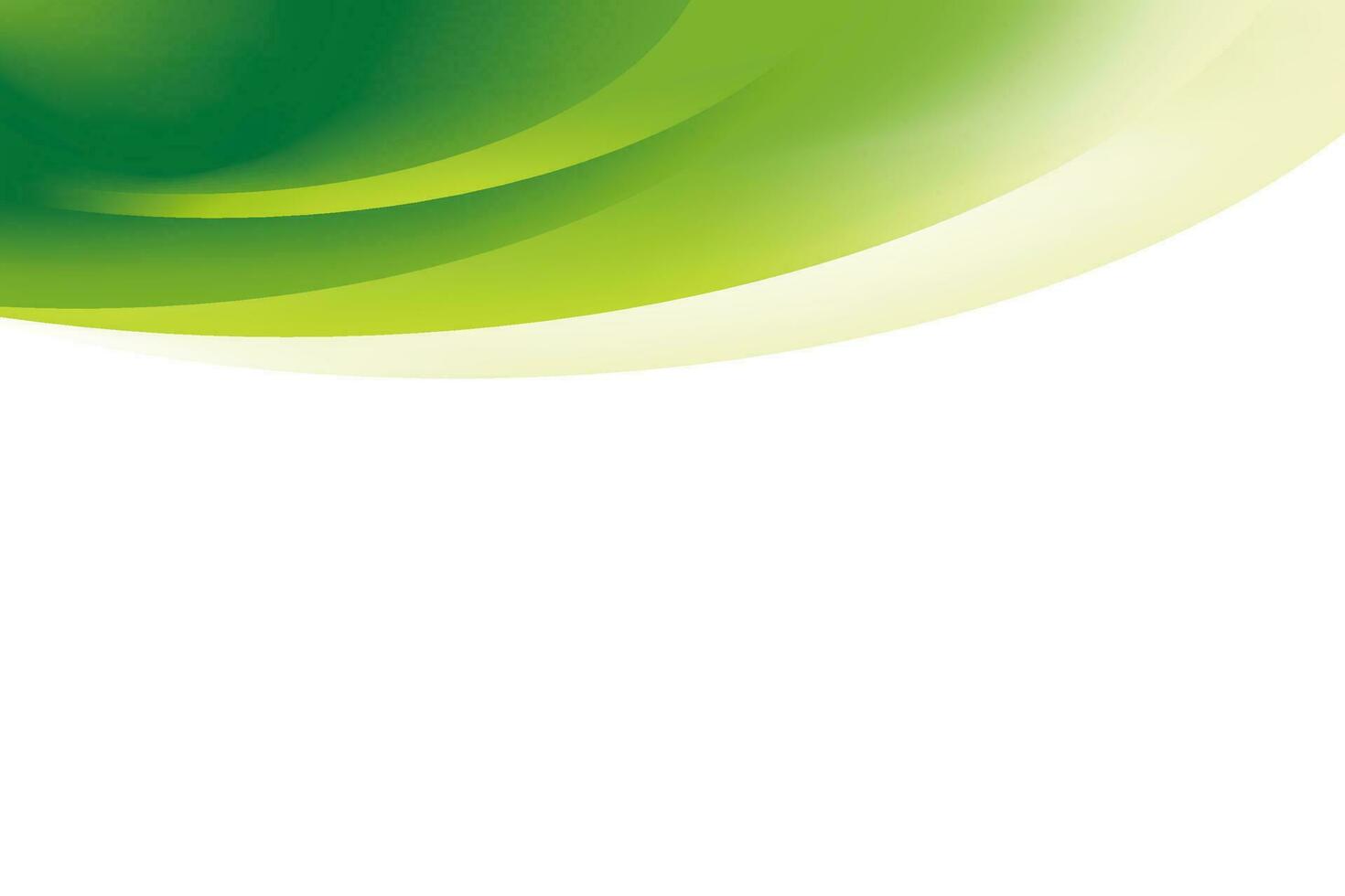 Smooth Green Curvy Background vector