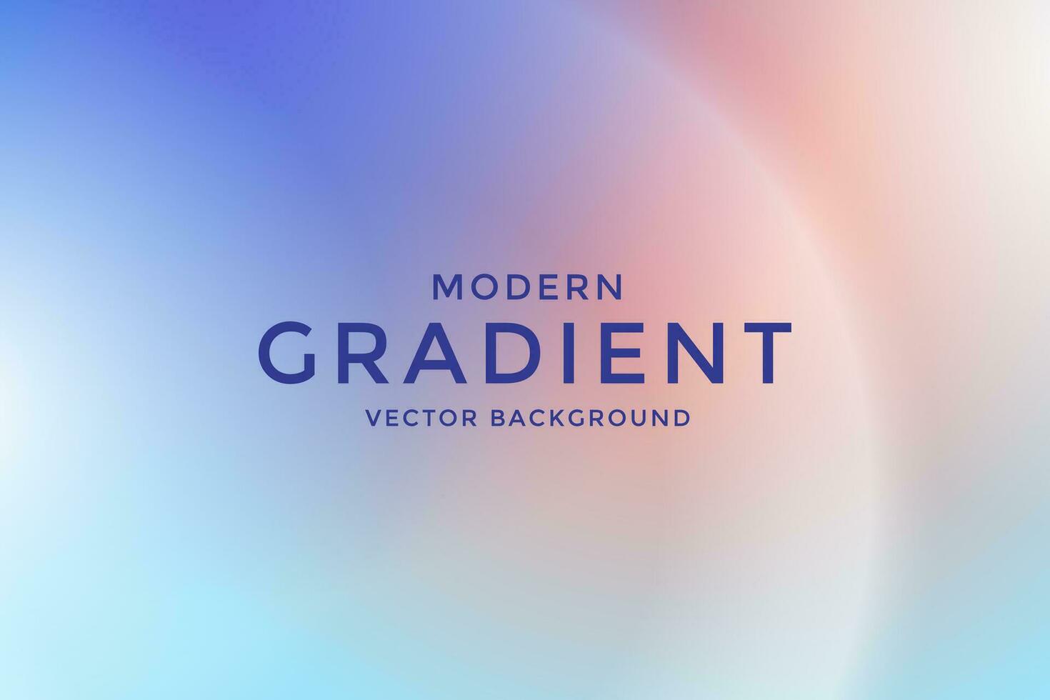 blurry blue orange modern gradient background vector