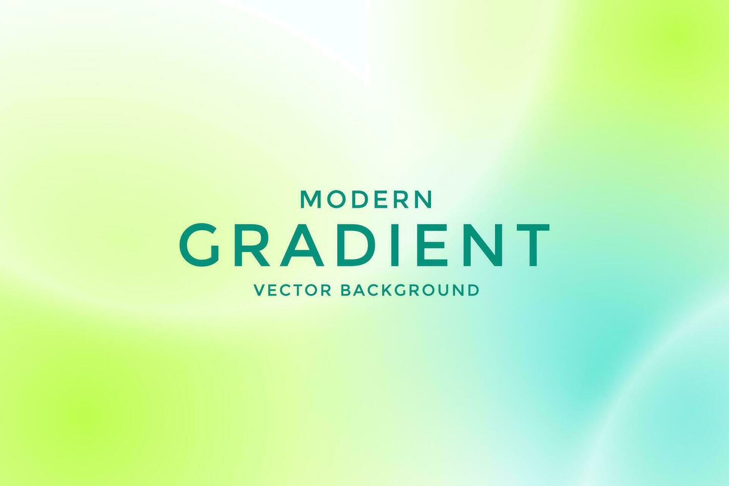 blurry green blue modern gradient background vector