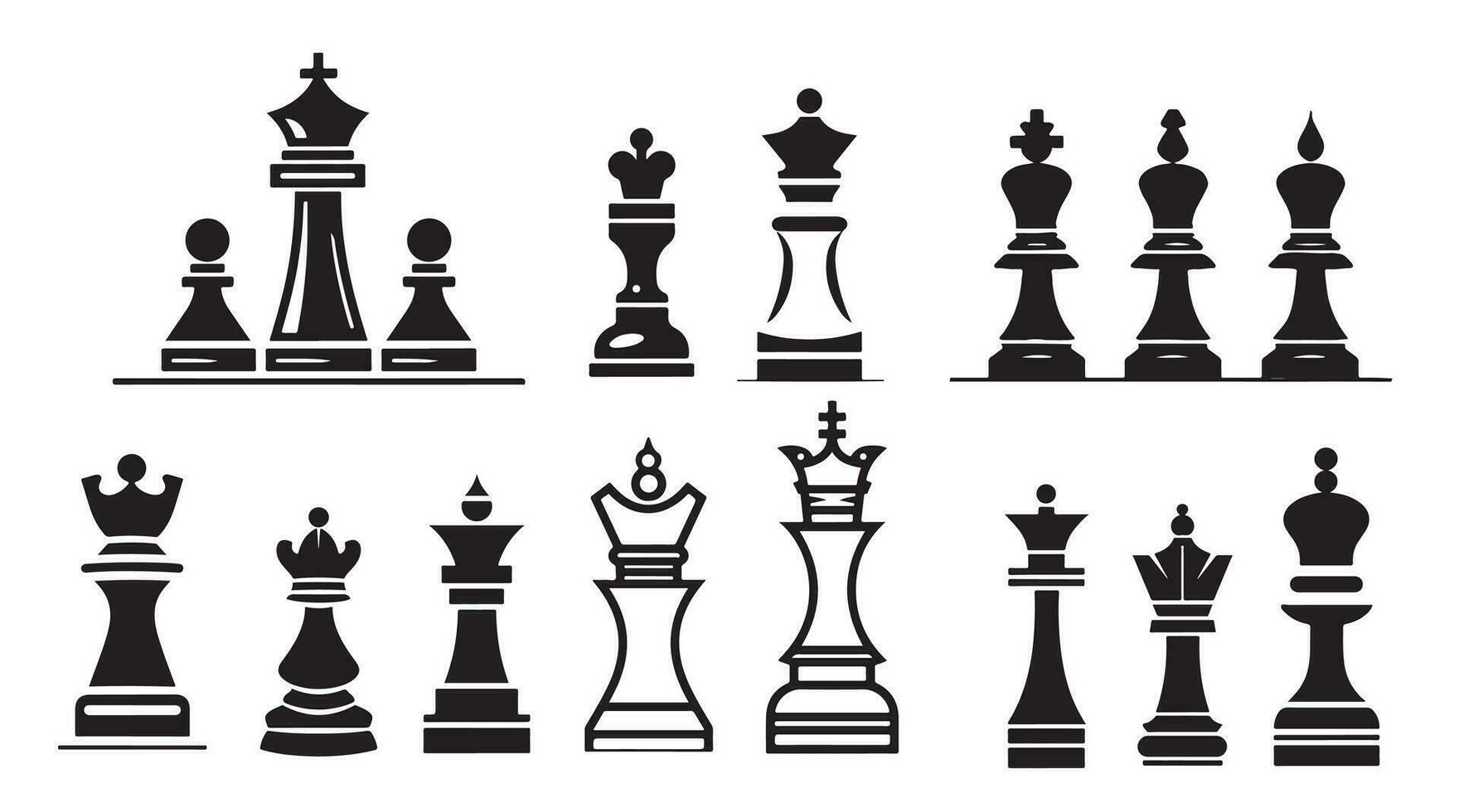 An hand drawn vector picture from series: The World's Great Chess