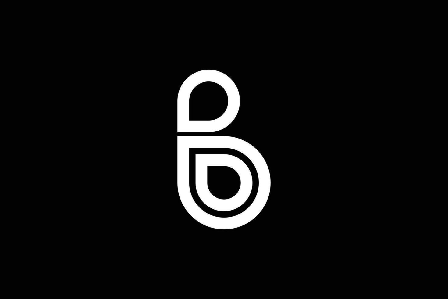letter B Initial Based Alphabet Pregnant Icon Logo Design Template vector