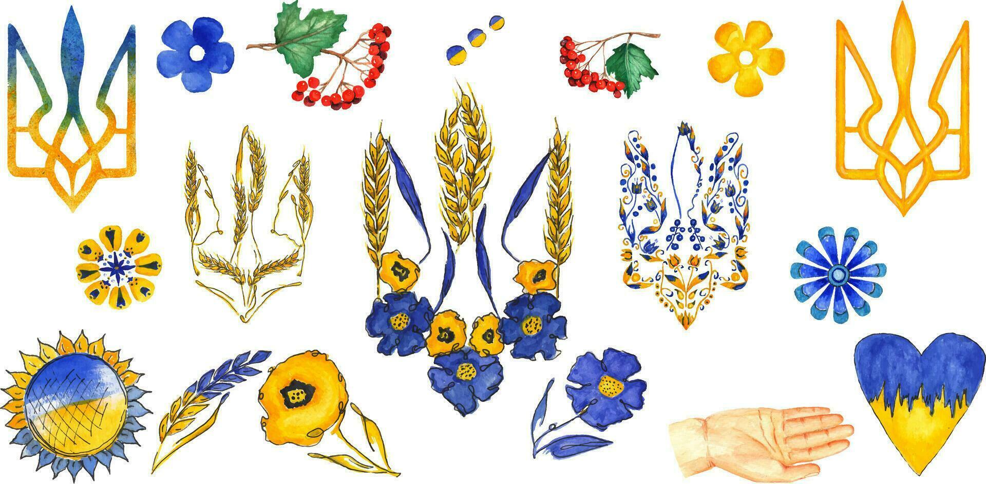 Set of illustrations for the holiday of Hanukkah. From this set you can make your own designs. vector