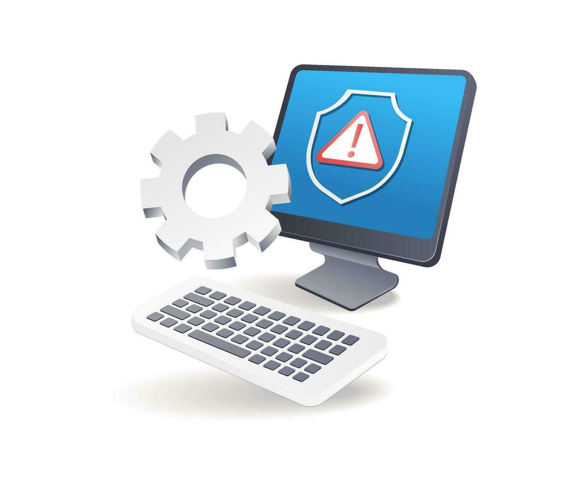 Updated computer security alerts vector