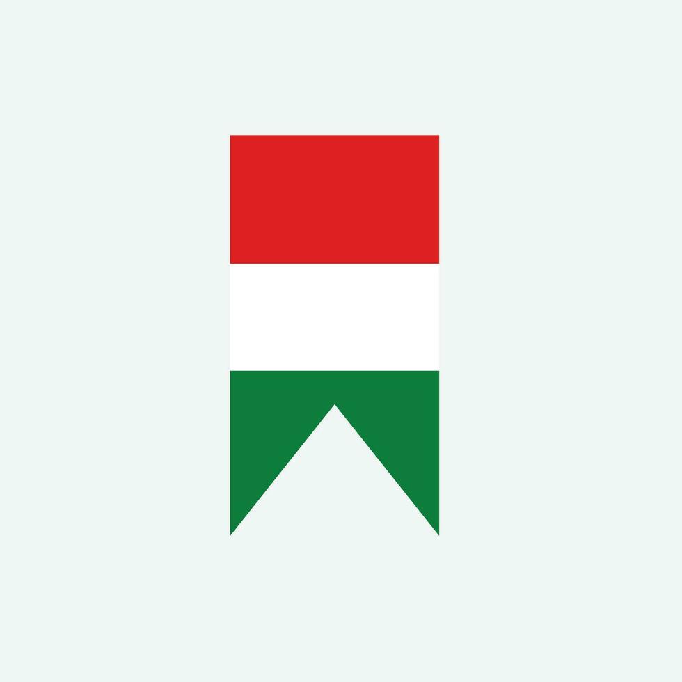 Hungary flag icon vector