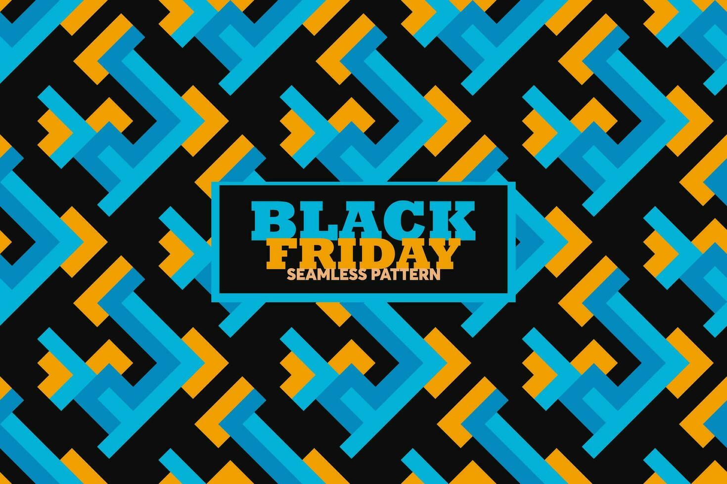 Black friday seamless pattern, vector illustration