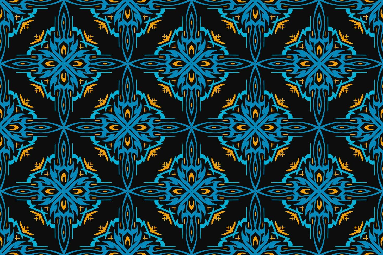 oriental seamless pattern. Pattern, background and wallpaper for your design. Textile ornament. Vector illustration.