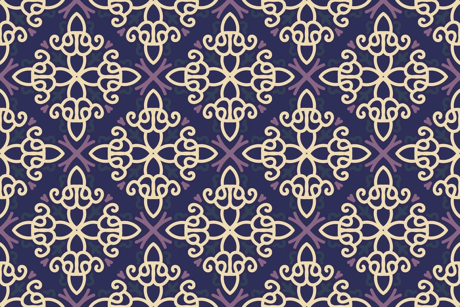 oriental seamless pattern. Pattern, background and wallpaper for your design. Textile ornament. Vector illustration.