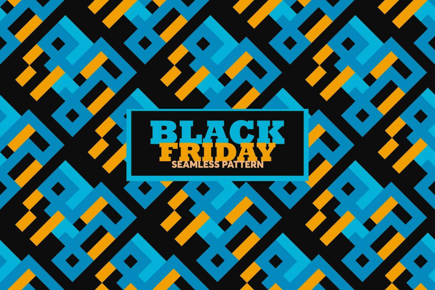 Black friday seamless pattern, vector illustration
