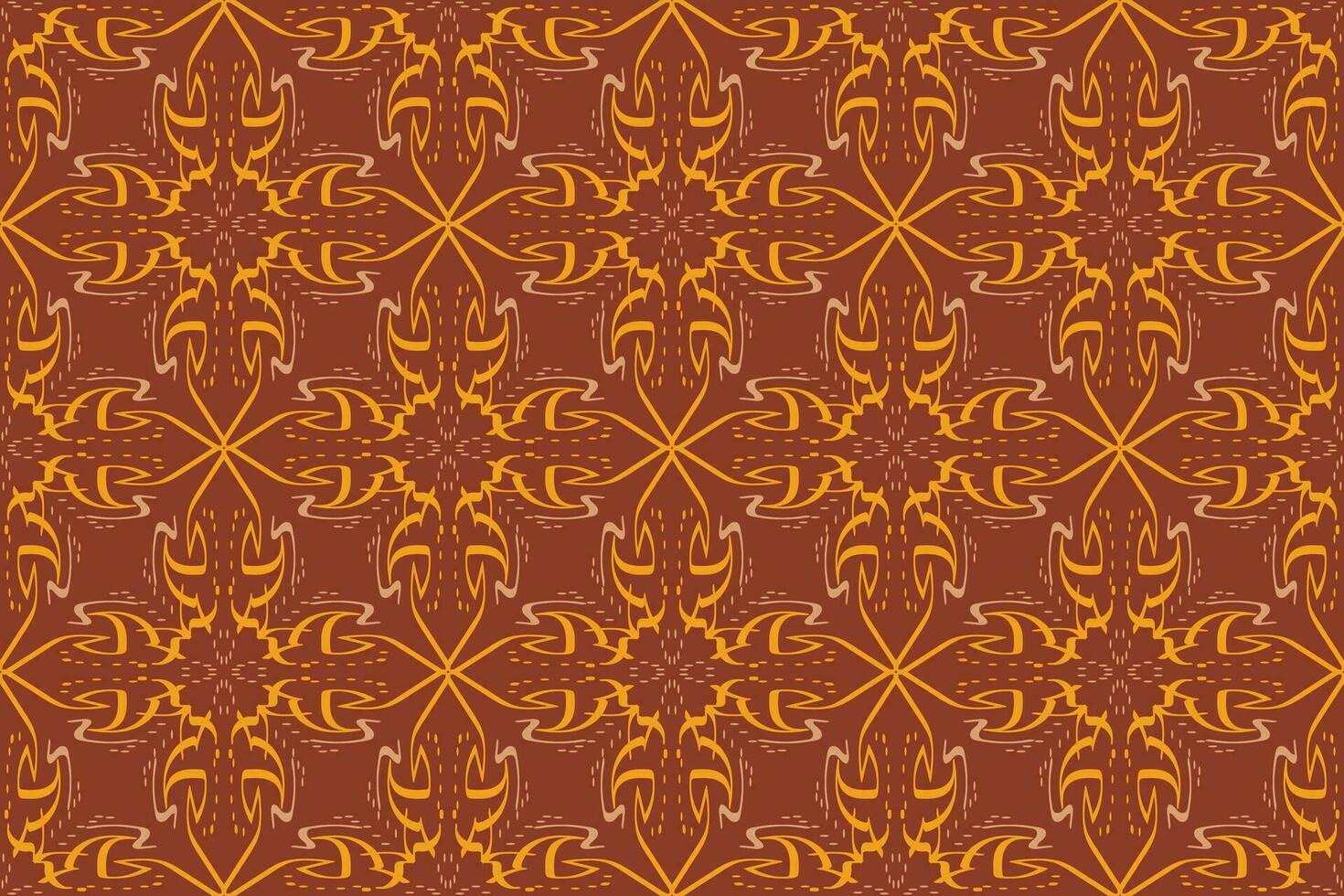 Seamless pattern in authentic arabian style. Vector illustration